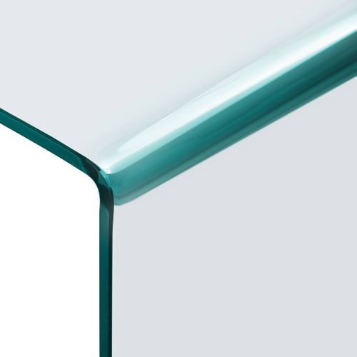 Console Rectangulaire En Verre Trempé 110cm Transparent - Glintz