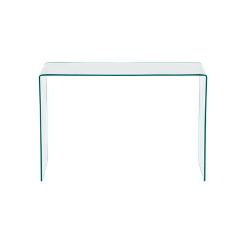 Console Rectangulaire En Verre Trempé 110cm Transparent - Glintz