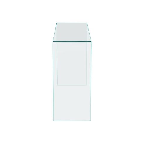 Console Rectangulaire En Verre Trempé 110cm Transparent - Glintz