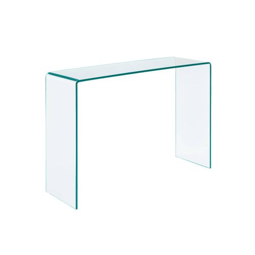 Console Rectangulaire En Verre Trempé 110cm Transparent - Glintz