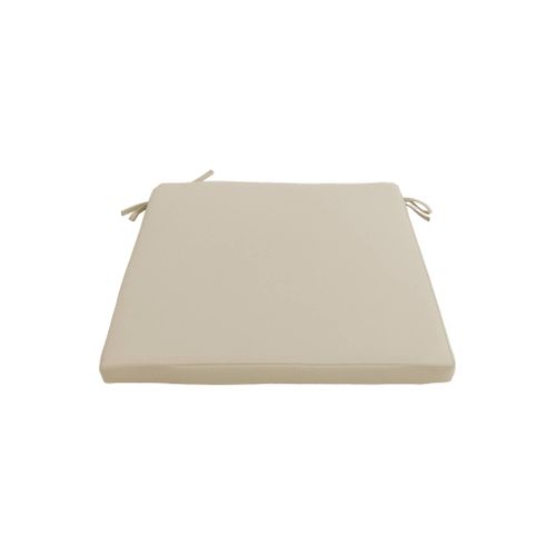 Lot De 4 Coussins Pour Chaise De Jardin Beige - Elva