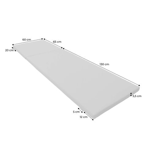 Lot De 2 Coussins Pour Bain De Soleil Beige - Relaxa