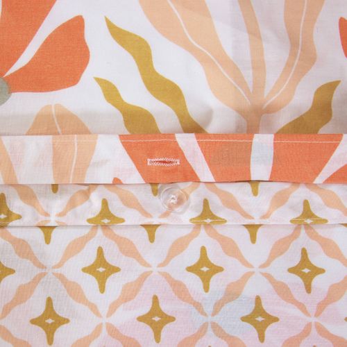 Parure De Lit Réversible Imprimé Floral 2 Places 240 X 220cm - Solea