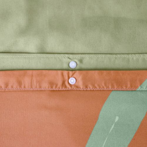 Parure De Lit Microfibre Réversible Imprimé Savane 1 Place 140x200cm - Oscar