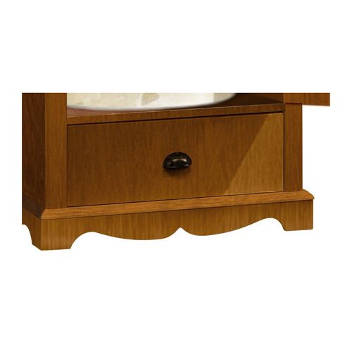 Bonnetière Pin Massif Miel Style Anglais 4 Niches L 70 H 186 P 42 Cm