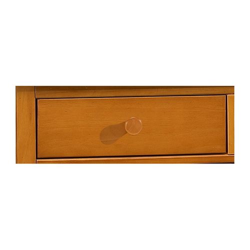 Buffet Bas 3 Portes 3 Tiroirs Pin Miel De Style Anglais L 146.6 H 89.6 P 42.5 Cm