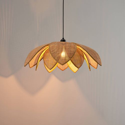 Suspension Tendance En Rotin Tressé - Mariella