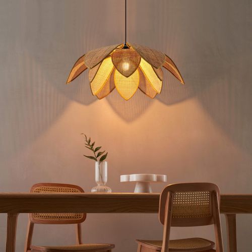 Suspension Tendance En Rotin Tressé - Mariella