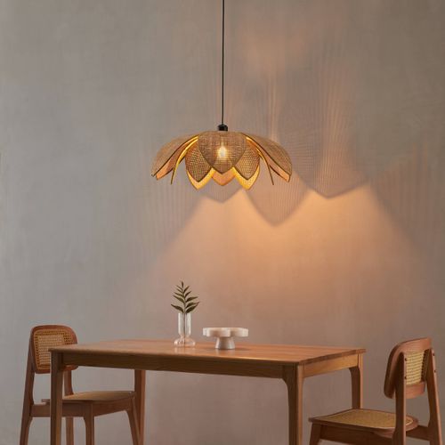 Suspension Tendance En Rotin Tressé - Mariella