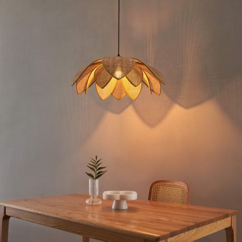 Suspension Tendance En Rotin Tressé - Mariella