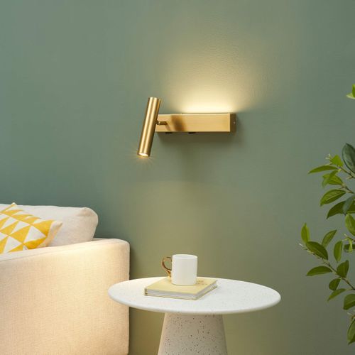 Applique Laiton Tête De Lit Liseuse Gauche Avec Interrupteur - Lodvi