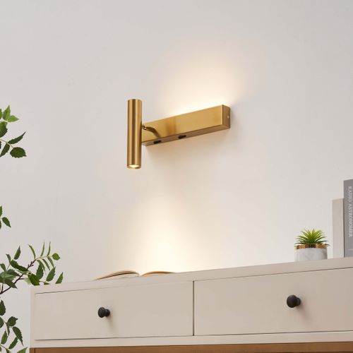 Applique Laiton Tête De Lit Liseuse Gauche Avec Interrupteur - Lodvi