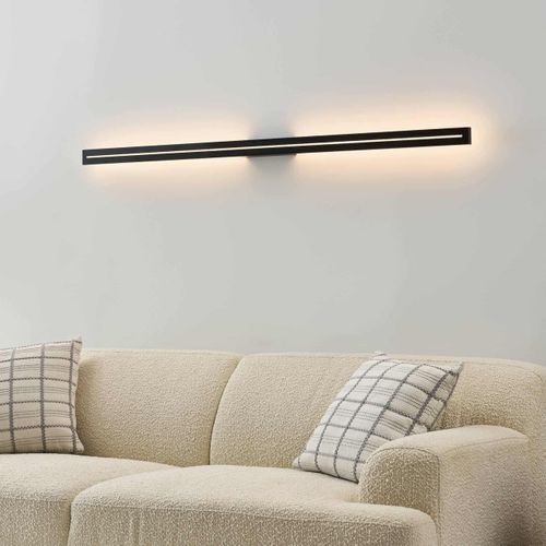 Applique Noire Long Rectangle LED Indirect 120 Cm Ip54 - Noméris