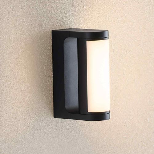 Petite Applique LED Rectangulaire Noire Pour Extérieur - Ilona
