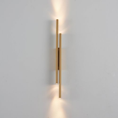 Applique D'intérieur Laiton Quatre Points Lumineux 70 Cm  - Gali