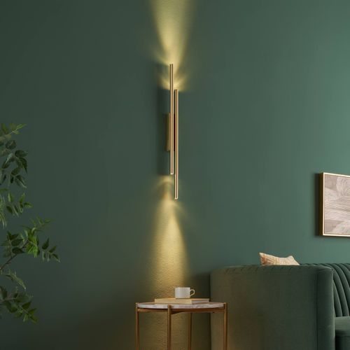 Applique D'intérieur Laiton Quatre Points Lumineux 70 Cm  - Gali