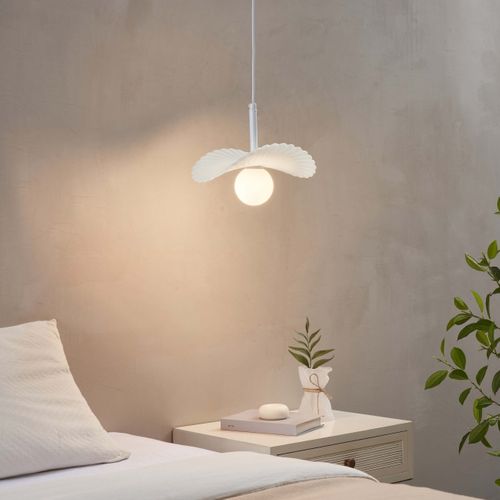 Suspension Blanche Design Forme De Nuage En Verre Et Résine - Melissa