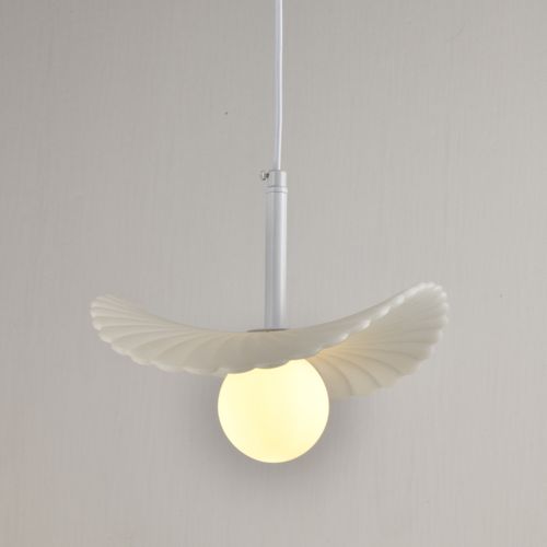 Suspension Blanche Design Forme De Nuage En Verre Et Résine - Melissa