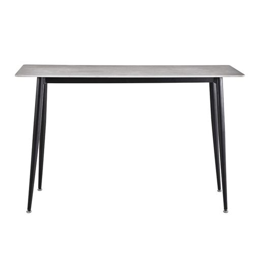 Console 120 Cm Céramique Gris Pieds Évasés Métal Noir - Ryder 2
