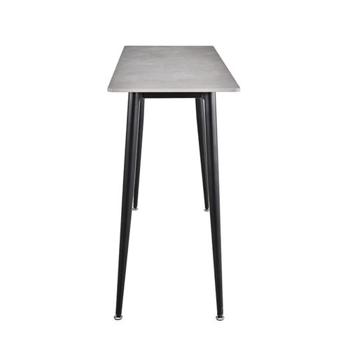 Console 120 Cm Céramique Gris Pieds Évasés Métal Noir - Ryder 2