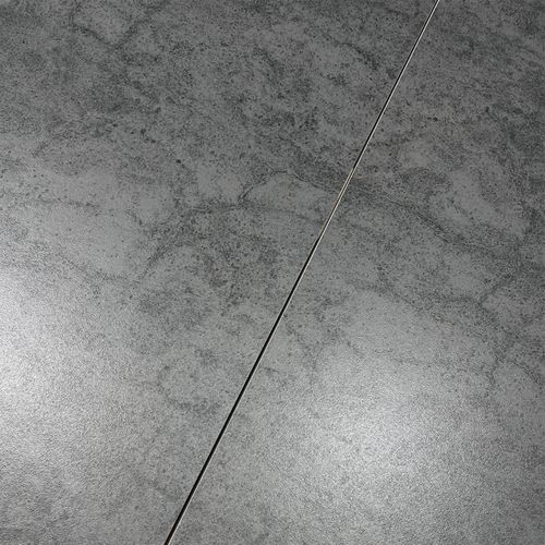 Table Extensible 180/260 Cm Céramique Gris Pieds Géométriques - Parker