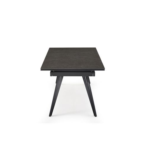 Table Extensible 180 à 260 Cm Céramique Gris Anthracite Pieds Filaires - Utah 01