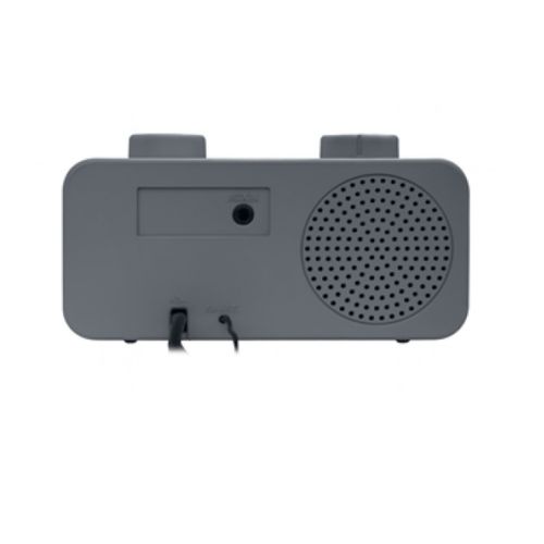 Radio-réveil Double Alarme Gris - M17lg