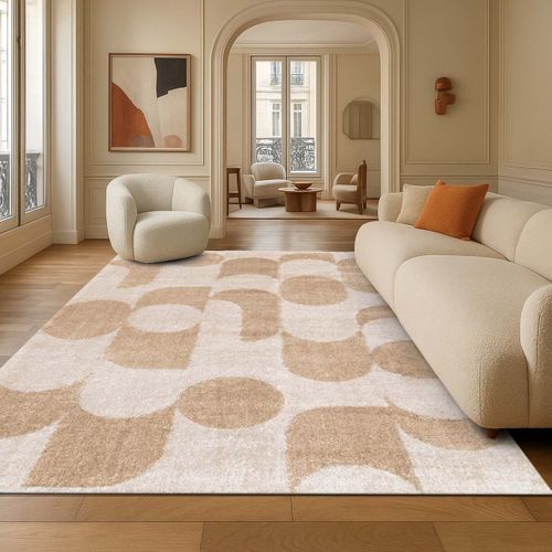Tapix Doux Design Moderne Beige 120x170