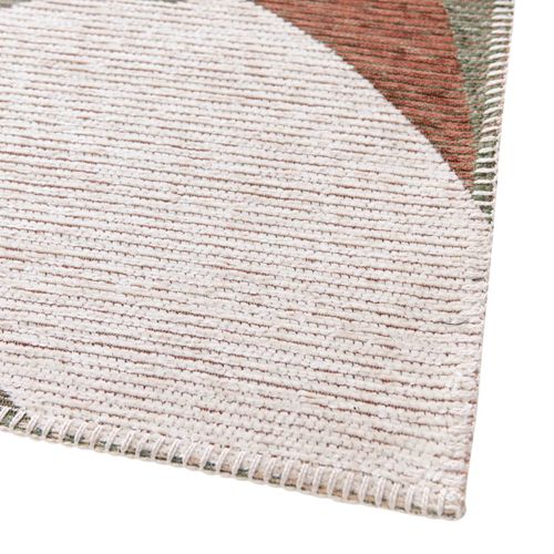 Tapis Salon Moderne Tissé Plat Vert Multicolore 120x170