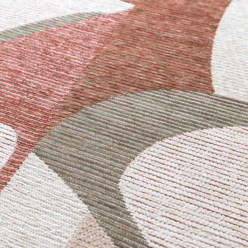 Tapis Salon Moderne Tissé Plat Vert Multicolore 120x170