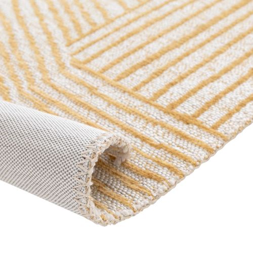 Tapis Salon Moderne Tissé Plat Gobelin Beige 120x170