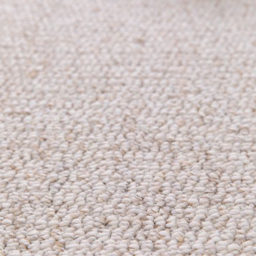 Tapis Salon Tufté Texturé Effet Bouclé Beige 120x170