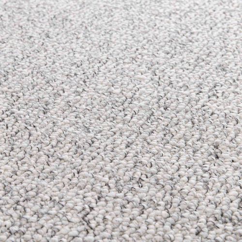Tapis Salon Tufté Texturé Effet Bouclé Gris 120x170