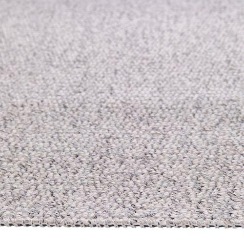 Tapis Salon Tufté Texturé Effet Bouclé Gris 120x170