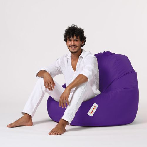 Ohau - Pouf Poire D'extérieur 130x115cm Violet