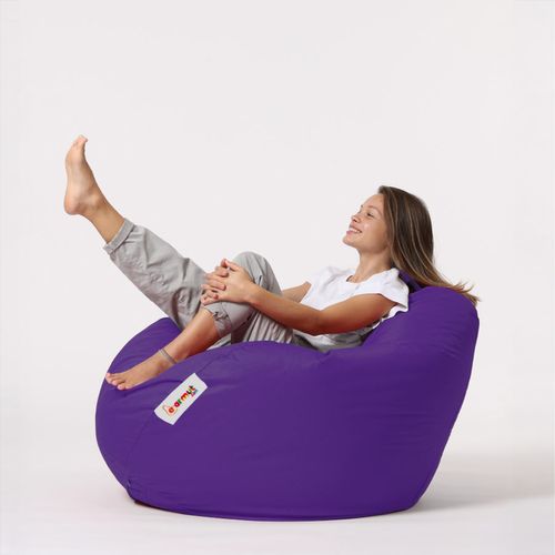Ohau - Pouf Poire D'extérieur 130x115cm Violet