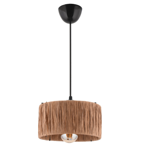 Clarisse- Suspension Filaire En Raphia Et Métal