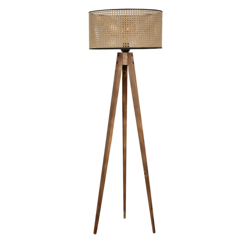 Romane - Lampadaire Design En Bois 153cm