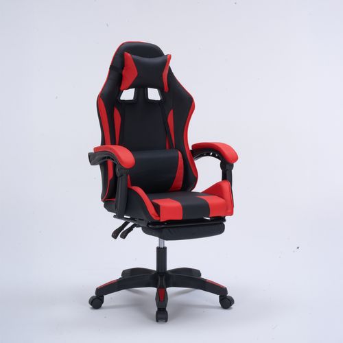 Altair - Chaise Gaming De Bureau Ergonomique Inclinable Noir Et Rouge