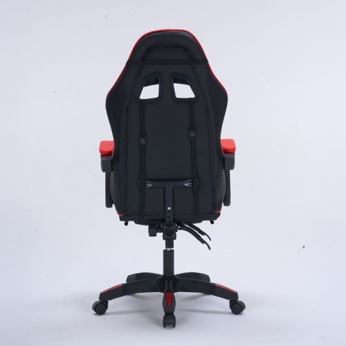 Altair - Chaise Gaming De Bureau Ergonomique Inclinable Noir Et Rouge