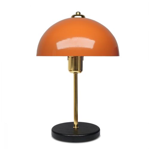 Armance - Lampe De Table Champignon Orange 38cm