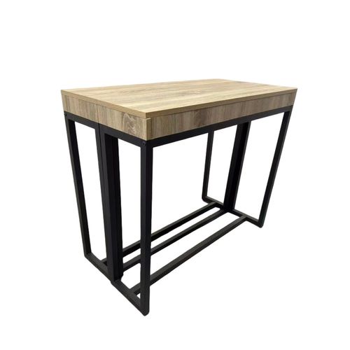 Kama - Table Console Extensible 10-12 Personnes Effet Bois 300cm
