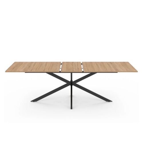 Bria - Table Extensible 8-10 Personnes Effet Bois 235cm