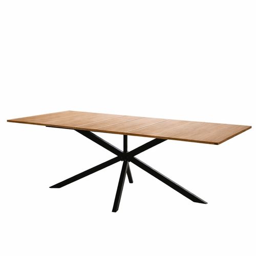 Bria - Table Extensible 8-10 Personnes Effet Bois 235cm