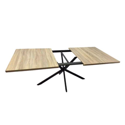 Bria - Table Extensible 8-10 Personnes Effet Bois 235cm