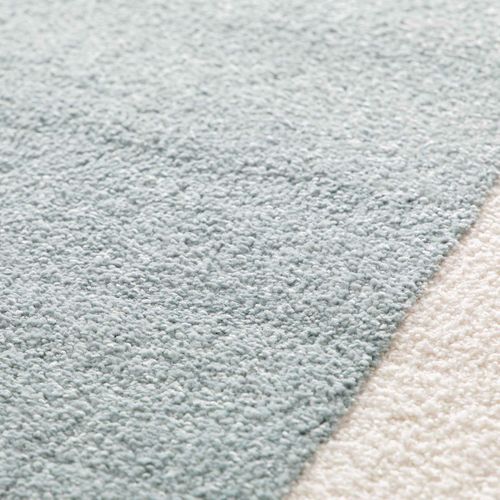 Tapis Salon à Reliefs Doux à Relief Géométrique Bleu 160x230