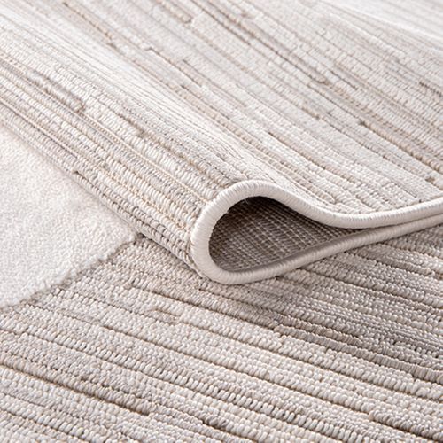 Tapis Salon Enfant Doux Texturé Ours Blanc 160x230