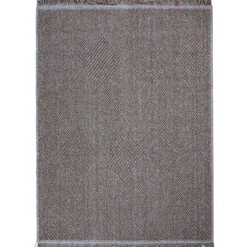 Tapis Salon Aspect Jute Losanges Beige 190x290