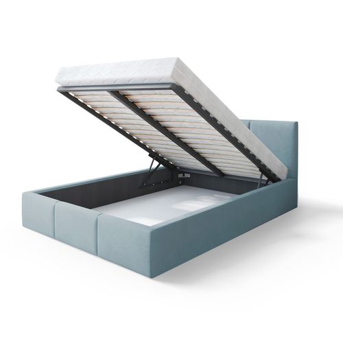 Lit Double Tesia 140x200 + Coffre - Sommier Inclus Mint