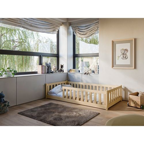 Lit Enfant Stela 90x200 Pin Livré Avec Sommiers